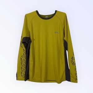 GOLITE LONG SLEEVE SHIRT MENS XL YELLOW LIGHTWEIGHT